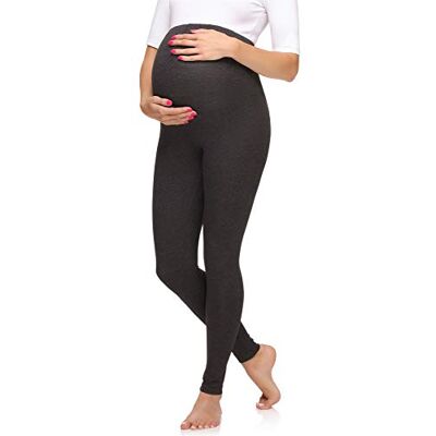 Merry Style Leggings Premaman Donna Lunghi in Viscosa Fascia alta morbida sopra la pancia, tessuto elasticizzato e vestibilità aderente per gravidanza, casa e uso quotidiano Merry Style Leggings Premaman Donna Lunghi in Viscosa Fascia alta morbida sopra la pancia, tessuto elasticizzato e vestibilità aderente per gravidanza, casa e uso quotidiano