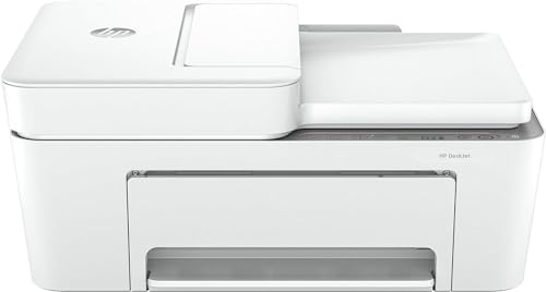 HP DeskJet 4220e 588K43, Stampante Multifunzione a Getto d'Inchiostro A4 a Colori, Fronte e Retro Manuale, 8,5 ppm, Wi-Fi,  Smart, 3 Mesi di Inchiostro Instant Ink Inclusi con +, Bianca