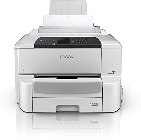 Epson WorkForce Pro WF-C8190DW, Stampante inkjet A3 per l'ufficio, USB, Wi-Fi Direct, NFC, Stampa 35 pagine al minuto, Fronte/Retro, Supporto del protocollo LDAP e delle emulazioni PDL