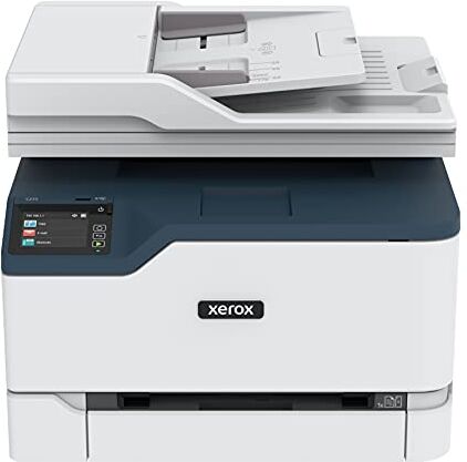 Xerox C235 Multifunzione Laser A4 Colore Copia/Stampa/Scansione/Fax, 22ppm, Wireless con Stampa Fronte Retro, Pannello Touch a Colore, White/Blue