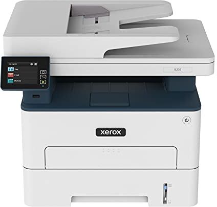 Xerox B235 Multifunzione Laser A4 Copia/Stampa/Scansione/Fax, 34ppm, Bianco e Nero, Wireless con Stampa Fronte Retro, Pannello Touch a Colore