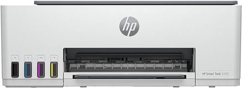 HP Smart Tank 5105 1F3Y3A, Stampante Multifunzione A4 con serbatoio di inchiostro ad alto volume di stampa, stampa fronte/retro manuale, scansione, copia, 22 ppm, USB, Wi-Fi,  Smart, Bianca