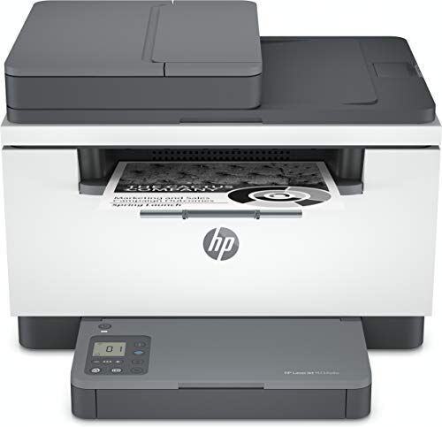 HP LaserJet M234sdw 6GX01F, Stampante Multifunzione A4, Stampa Fronte e Retro Automatica in b/n, 29 ppm, WiFi, Ethernet, USB, ADF,  Smart, No Fax, Schermo LCD a icone, Grigia