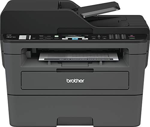 Brother mfcl2710dw — Stampante laser multifunzione monocromatica con fax e stampa (30 ppm fronte/retro, USB 2.0, Ethernet, WiFi Direct, processore da 600 MHz, 64 MB di memoria) grigia