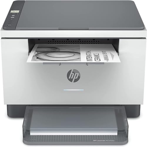 HP LaserJet M234dw , Stampante Multifunzione A4, Stampa Fronte e Retro Automatica in b/n, 29 ppm, USB, Wi-Fi, Ethernet,  Smart, No Fax, No ADF, Schermo LCD a icone, Grigia