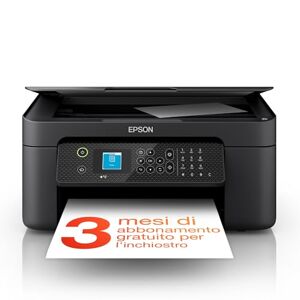 Epson Workforce WF-2910DWF Stampante Multifunzione A4 a getto d'inchiostro (Stampa Fronte Retro, Scansione, Copia, Fax) Display LCD 3.7cm, WiFi, Ethernet, Stampa da mobile e su Cloud, AirPrint