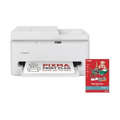 Canon PIXMA Stampante Multifunzione con Connettività Wi-Fi, Alimentatore Automatico da 35 fogli PIXMA Print Plan Include Carta Fotografica A4 MP-101, 5 Fogli Canon PIXMA Stampante Multifunzione con Connettività Wi-Fi, Alimentatore Automatico da 35 fogli PIXMA Print Plan Include Carta Fotografica A4 MP-101, 5 Fogli
