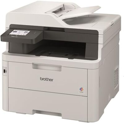 Brother MFCL3760CDW, Multifunzione LED a Colori, 26 ppm Stampa Fronte/Retro, Display Touch 8,8 cm, USB, LAN e Wi-Fi, Cassetto da 250 fogli, ADF 50 fogli, Toner inclusi da 1000 pag Brother MFCL3760CDW, Multifunzione LED a Colori, 26 ppm Stampa Fronte/Retro, Display Touch 8,8 cm, USB, LAN e Wi-Fi, Cassetto da 250 fogli, ADF 50 fogli, Toner inclusi da 1000 pag