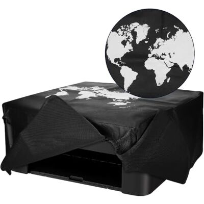 kwmobile Copertina Antipolvere Compatibile con Canon Pixma TS3350 / MG7750 Serie Copri Stampante Copertura Protettiva Fodera in bianco/nero kwmobile Copertina Antipolvere Compatibile con Canon Pixma TS3350 / MG7750 Serie Copri Stampante Copertura Protettiva Fodera in bianco/nero