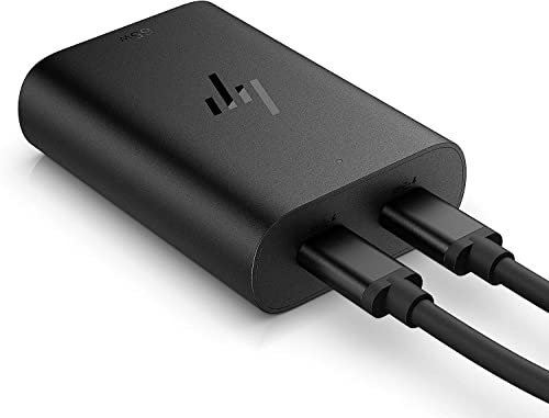 HP Alimentatore Laptop USB-C da 65 W, Compatibile con PC  dotati di porta USB-C, Nero