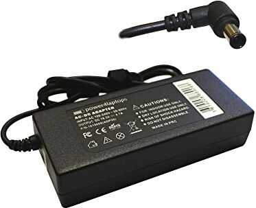 Power4Laptops Adattatore alimentatore per portatile caricabatterie compatibile con Sony Vaio VPC-F12M1E/H