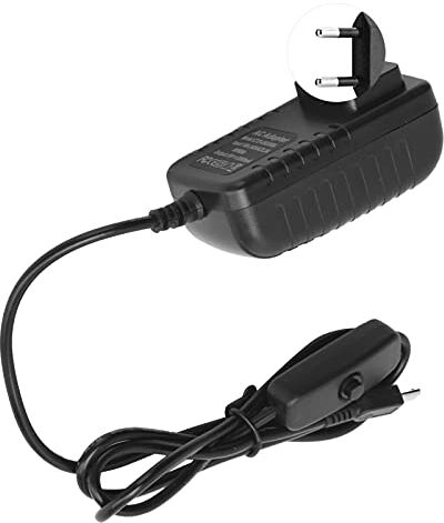 Yctze Adattatore USB Integrato, Alimentatore Impermeabile per Laptop per Casa, Viaggio, Computer (Spina europea)