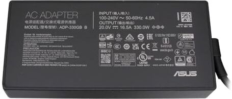 Asus 0A001-01210300 originale alimentatore 330 Watt per ROG Zephyrus Duo 16 GX650PI/16 GX650PV/16 GX650RM/16 GX650RS/16 GX650RW/16 GX650RX