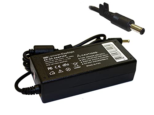 Power4Laptops Adattatore Alimentatore per Portatile Caricabatterie Compatibile con Samsung R530