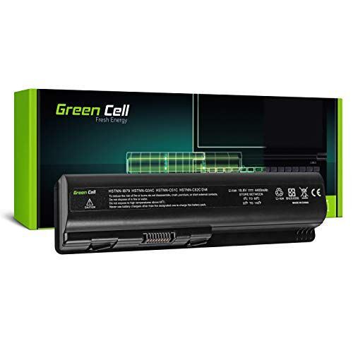 Green Cell GreenCell Batteria HP HSTNN-IB79 HSTNN-Q34C HSTNN-N51C HSTNN-N52C DV4 per laptop HP (4400 mAh 10,8 V, nero)