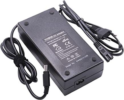 vhbw AC Alimentatore 150W compatibile con Dell Latitude D830, D830N, E4300, E5400, E5500, E6400 Notebook, Laptop