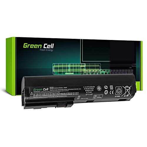 Green Cell ® Standard Serie SX06 SX06XL SX09 Batteria per Portatile HP EliteBook 2560p 2570p (6 Pile 4400mAh 10.8V Nero)