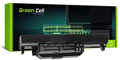 Green Cell Batería A32-K55 A33-K55 A41-K55 para Asus R500V X55U X55A K55A K55VD R500 R400 X75V R700V R500VJ X75VB K55V R500N K55VJ R700 K75VJ R500VD K55VM X55VD X55C K75V X75SV K55 (4400mAh 11.1V)