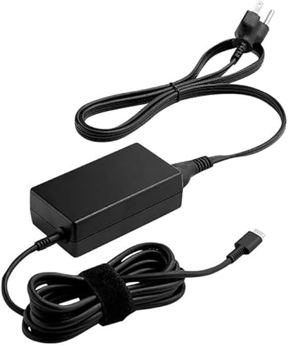 HP Adattatore LC USB-C da 65 W, Compatibile con  Chromebox, Chromebook, EliteBook, Notebook e ProBook dotati di porta USB-C, Nero