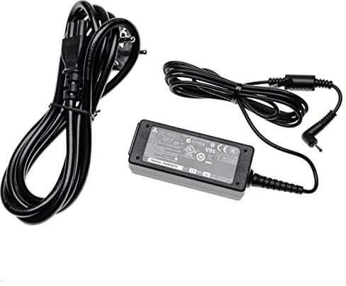 vhbw Alimentatore Compatibile con ASUS EEE PC 1101HAG, 1101HA_GG, R101, 1015P, 1015PE, 1016P, 1215N Notebook, 40 W