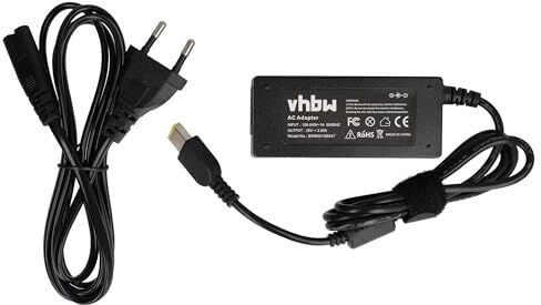 vhbw Caricabatterie Alimentatore sostituisce Lenovo 45N0295, 45N0296, ADLX45NDC3, ADLX45NDC3A, ADLX45NLC2A, ADLX45NLC3 per Notebook, Laptop