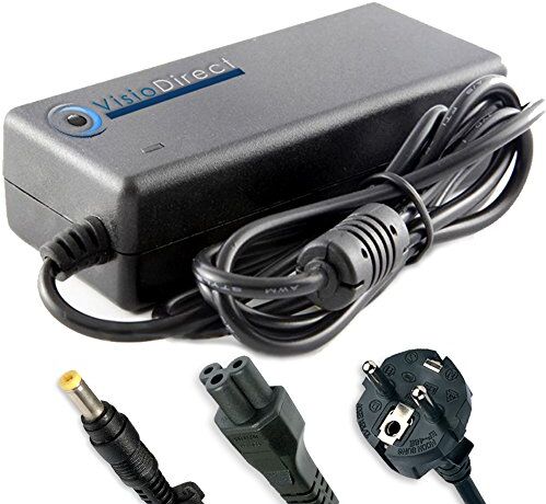 Visiodirect ® Alimentatore Caricabatterie Adattatore Compatibile con Acer A114-31-C7L8 1,7mm 5,5mm 65W 19V 3,42A