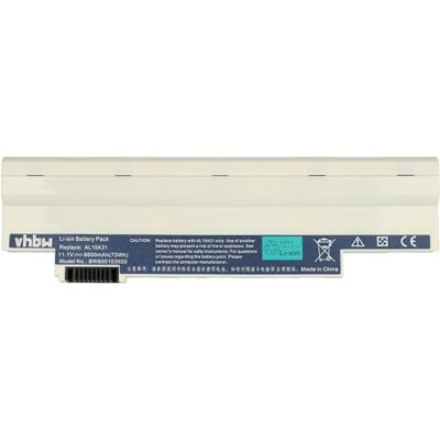 vhbw batteria compatibile con Acer Aspire One D255, D260-2203, D260-2207, D260, D257, D260-2028 notebook (6600mAh, 11,1V, Li-Ion) vhbw batteria compatibile con Acer Aspire One D255, D260-2203, D260-2207, D260, D257, D260-2028 notebook (6600mAh, 11,1V, Li-Ion)