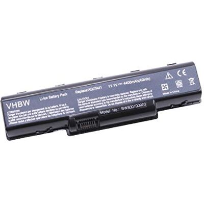 vhbw batteria compatibile con Acer Aspire 4336, 4315, 4310, 4230, 2930Z-343G16Mn, 4315-2904, 4235, 4330 notebook (4400mAh, 11,1V, Li-Ion) vhbw batteria compatibile con Acer Aspire 4336, 4315, 4310, 4230, 2930Z-343G16Mn, 4315-2904, 4235, 4330 notebook (4400mAh, 11,1V, Li-Ion)