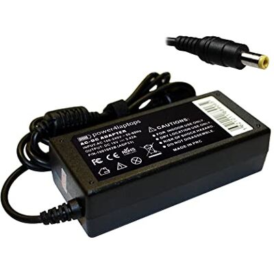 Power4Laptops Adattatore Alimentatore per Portatile Caricabatterie Compatibile con Acer Aspire ES1-512-H14D Power4Laptops Adattatore Alimentatore per Portatile Caricabatterie Compatibile con Acer Aspire ES1-512-H14D
