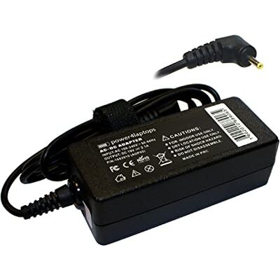 Power4Laptops Adattatore Alimentatore per Portatile Caricabatterie Compatibile con ASUS EEE PC X101H-BLACK094 Power4Laptops Adattatore Alimentatore per Portatile Caricabatterie Compatibile con ASUS EEE PC X101H-BLACK094