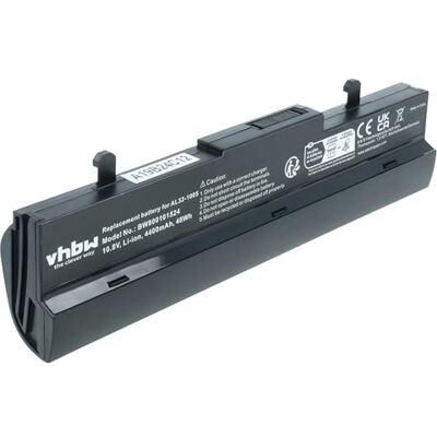 vhbw batteria compatibile con Asus Eee PC 1001PX, 1001PXD, 1005H, 1005HA, 1001HA, 1001, 1001PQD, 1001P notebook (4400mAh, 11,1V, Li-Ion) Colore: nero vhbw batteria compatibile con Asus Eee PC 1001PX, 1001PXD, 1005H, 1005HA, 1001HA, 1001, 1001PQD, 1001P notebook (4400mAh, 11,1V, Li-Ion) Colore: nero