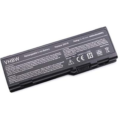 vhbw Batteria LI-ION nera per DELL sostituisce KD476, GD761, 312-0428, 0UD260, 312-0599, UD267, GD761, 451-10424, XU937, 312-0461 4400mAh 11.1V vhbw Batteria LI-ION nera per DELL sostituisce KD476, GD761, 312-0428, 0UD260, 312-0599, UD267, GD761, 451-10424, XU937, 312-0461 4400mAh 11.1V