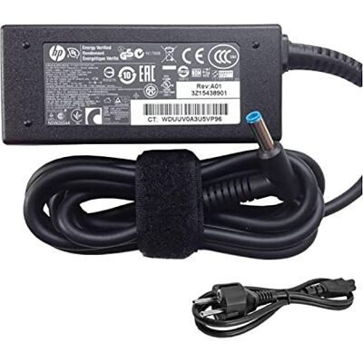 HP Adattatore Smart CA da 45 W, Compatibile con i Notebook Spectre, Elite e ProBook, Connettore Smart AC ad Angolo Retto da 4,5 mm a 7,4 mm, Lunghezza Cavo 180 cm, Nero HP Adattatore Smart CA da 45 W, Compatibile con i Notebook Spectre, Elite e ProBook, Connettore Smart AC ad Angolo Retto da 4,5 mm a 7,4 mm, Lunghezza Cavo 180 cm, Nero