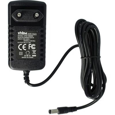 vhbw Alimentatore AC cavo compatibile con Brother P-Touch E100, E110, GL100, GL200, H105, H110, H200, H75, M95, P300 alimentazione caricabatterie vhbw Alimentatore AC cavo compatibile con Brother P-Touch E100, E110, GL100, GL200, H105, H110, H200, H75, M95, P300 alimentazione caricabatterie
