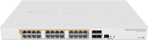 Mikrotik network switch Managed L2/L3 Gigabit Ethernet (10/100/1000) White 1U Power over Ethernet (PoE)