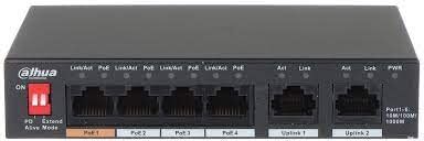 DAHUA PoE Switch PFS3006-4GT-60-V2 unmanaged