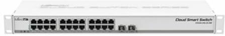 Mikrotik CSS326-24G-2S+RM network switch Managed Gigabit Ethernet (10/100/1000) Power over Ethernet (PoE) 1U White