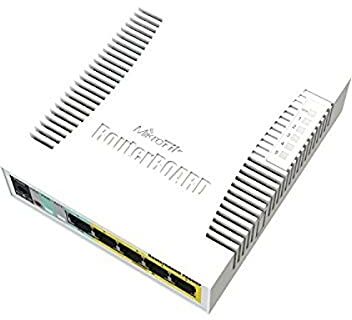 Mikrotik rb260gsp Connessione Gigabit Ethernet gestita (10/100/1000), supporto Power Over Ethernet (porta PoE), switch di rete bianco (switch di rete gestiti Gigabit Ethernet (10/100/1000), 6 W, 8,