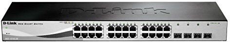 D-Link DGS-1210-28/ME Gestito L2 Gigabit Ethernet (10/100/1000) Nero 1U