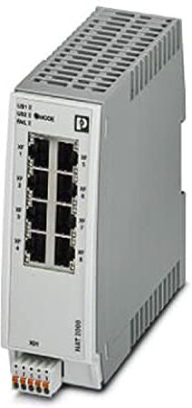 Phoenix FL NAT 2208 Switch gestito NAT 2000, 8 porte RJ45 10/100 Mbit/s, classe di protezione IP20, PROFINET ConPerformance-Class B