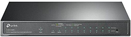 TP-Link TL-SG1210MPE Switch PoE Gestito Gigabit Ethernet, 10 Porte con 8 Porte PoE fino a 123 W, 10 Porte Gigabit, PoE+, 802.3af/at, QoS, VLAN, Ideale per la Casa e il Ufficio, Easy Smart Switch