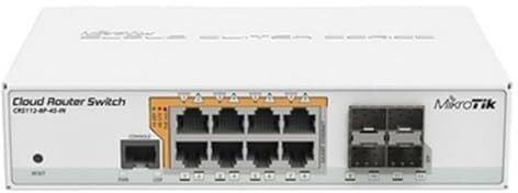 Mikrotik Network Switch Gigabit Ethernet (10/100/1000) Power Over Ethernet (Poe) White