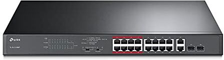 TP-Link 16-Port 10/100Mbps + 2-Port Gigabit Unmanaged PoE Switch