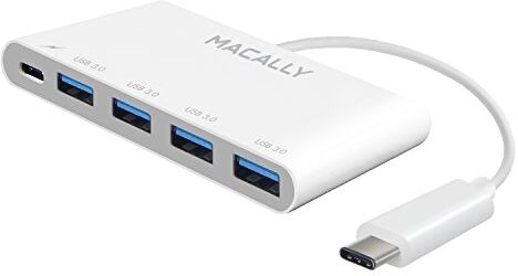 Macally UC3HUB4C Adattatore USB-C 3.1 con 4 porte USB-A e 1 porta USB-C