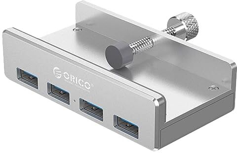 FRCOLOR 1 connettore USB a 4 porte Usb30-hub Plus, cavo splitter USB, con 4 porte, per computer, USB Hub 3.0, per computer portatile, tipo di ricarica