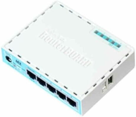 Mikrotik rb750gr3 Collegamento ethernet LAN Turchese – Bianco Cavo Router, rb750gr3