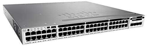 Cisco Systems Catalyst WS-C3850-48T-S Managed Black, Grey network switch Network Switches (Managed)
