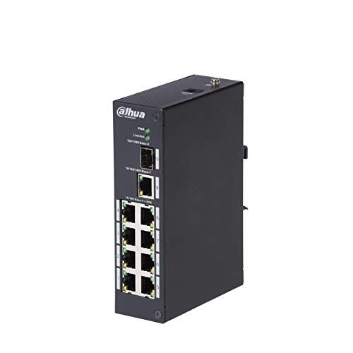 DAHUA Europe PFS3110-8ET-96 network switch Unmanaged Fast Ethernet (10/100) Black Power over Ethernet (PoE)
