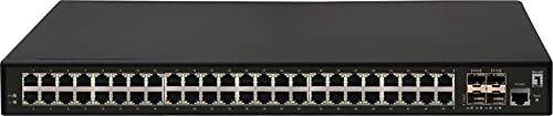 LevelOne Switch 48x GE GTL-5291 4xGSFP 19