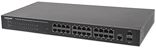 Intellinet 560559 switch di rete Gestito Nero Supporto Power over Ethernet (PoE)